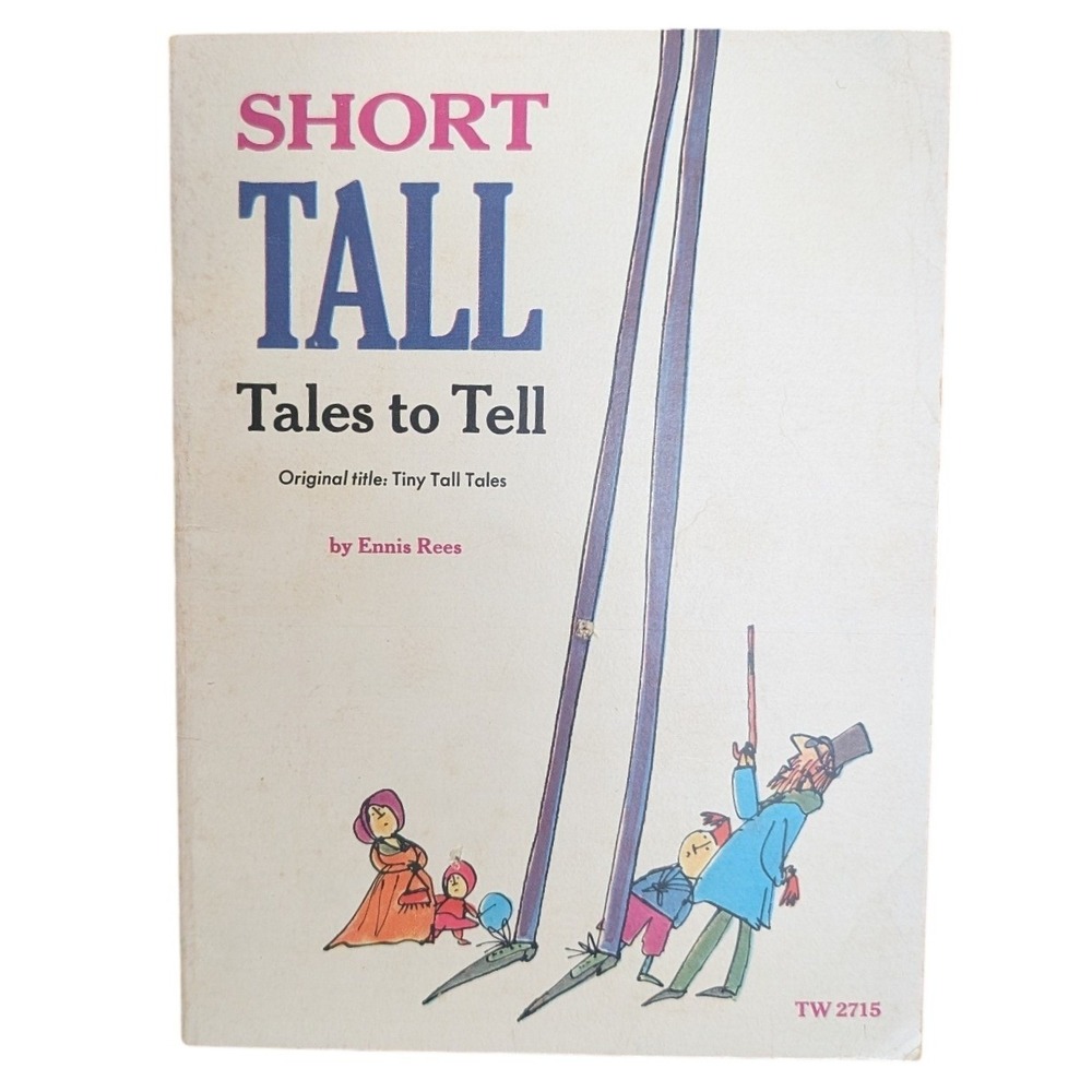 Short Tall Tales to Tell by Ennis Rees Vintage Scholastic Paperback TW 2715 Kids